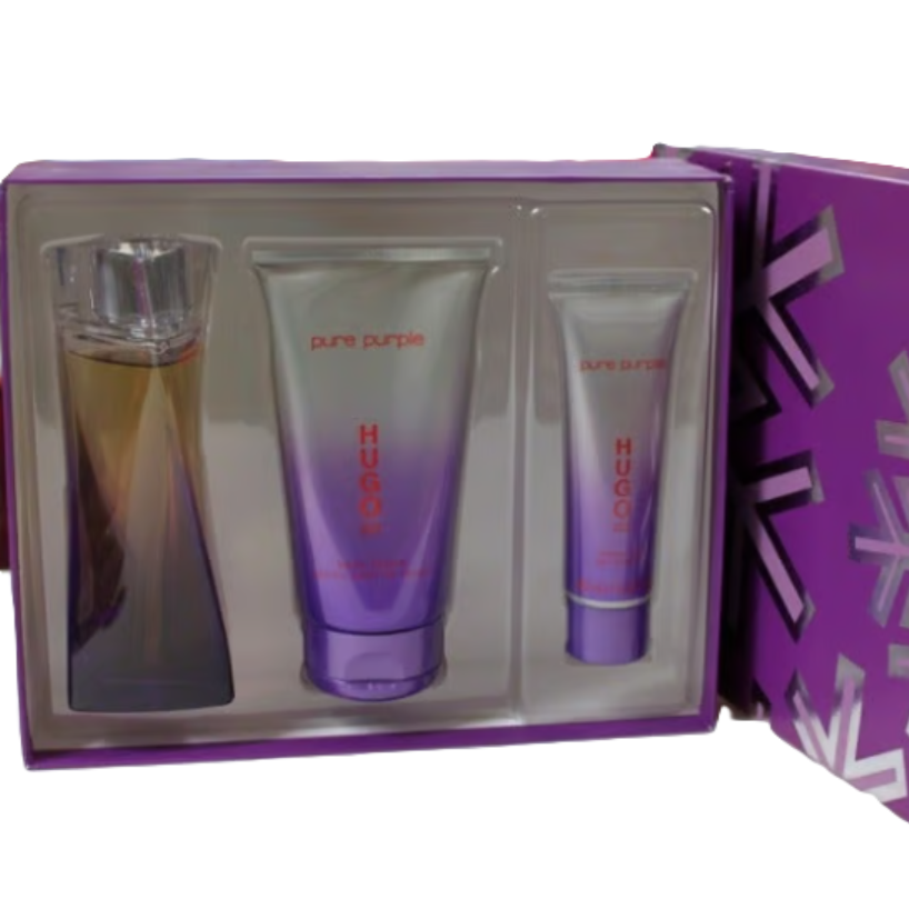 Hugo Boss Pure Purple for Women EDP | Vintage Formulation | Sample Vials, 1.6 oz, 3.0 oz & Gift Set
