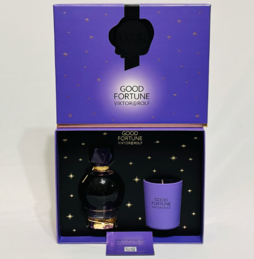 Viktor & Rolf Good Fortune Women Gift Set (3.4 oz EDP & 2.4 oz Scented Candle)