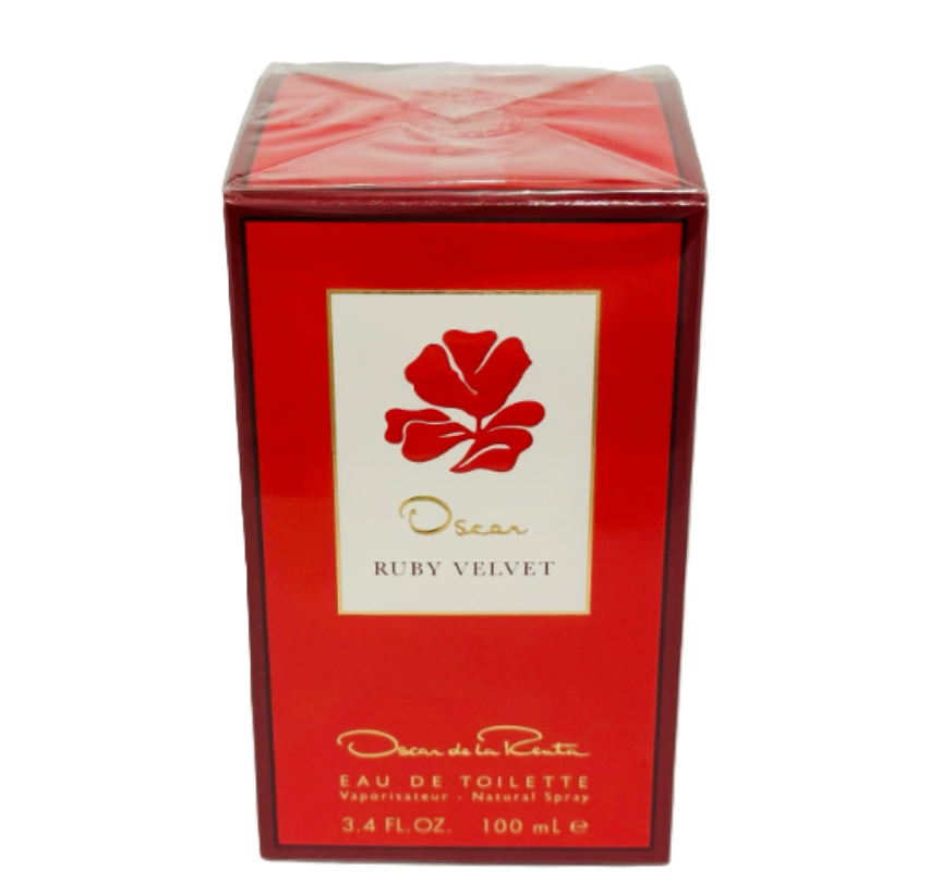 Oscar de la Renta Ruby Velvet Eau de Toilette for Women – Rare Discontinued Fragrance | 3.4 FL.OZ / 100 ML
