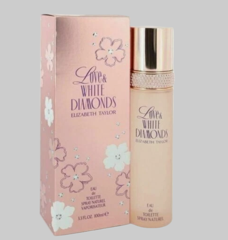 Love & White Diamonds by Elizabeth Taylor for Women 3.3 fl.oz / 100 ml eau de toilette spray