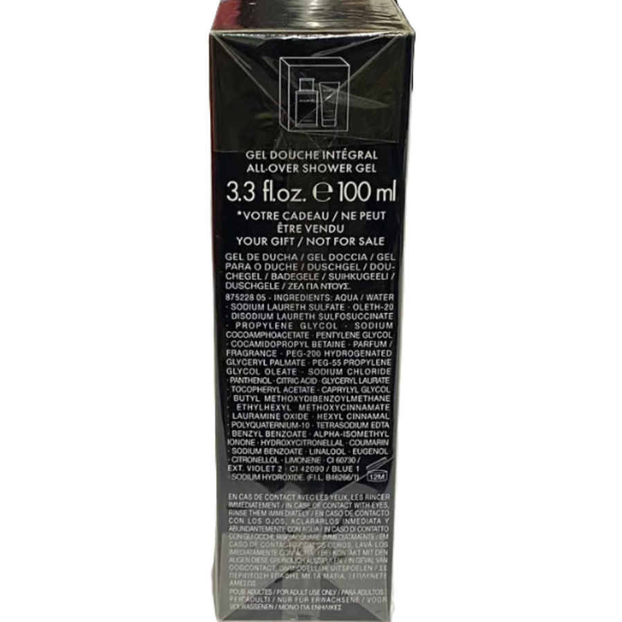 Kouros by Yves Saint Laurent for Men - 2 Pc Gift Set 3.3oz EDT Spray, 3.3oz Hair And Body Wash