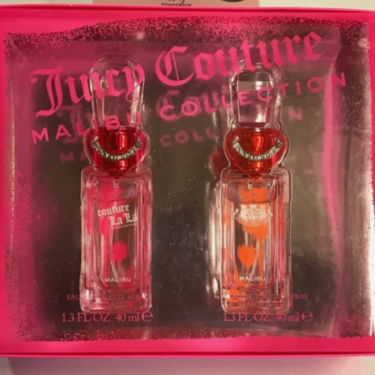 Juicy Couture Juicy Couture Malibu, vintage Gift Set For Women - 1.3 + 1.3 oz spray