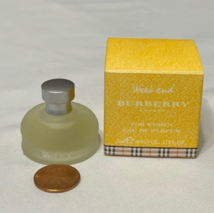 Vintage Burberry Weekend mini size splash bottles, 5 ml