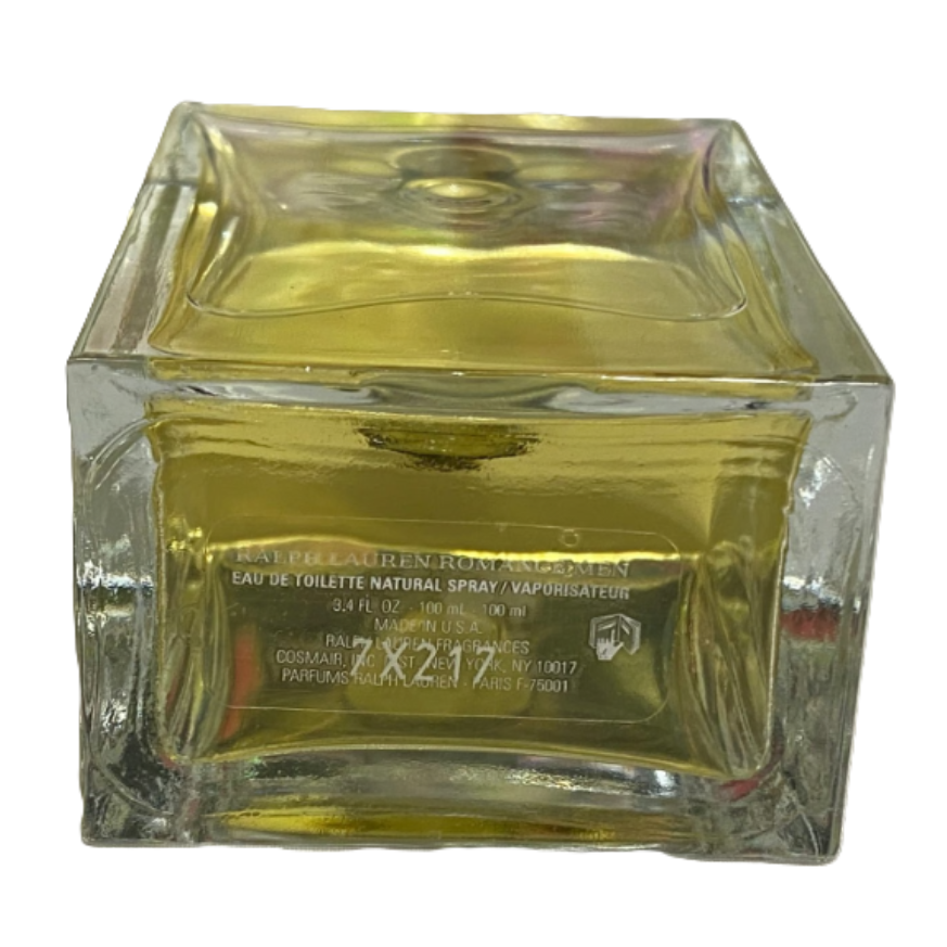 Romance by Ralph Lauren for Men | Rare Vintage | 3.4 oz / 100 ml EDT | No Cap, No Box | Sprayer Non-Functional — Selling As Is