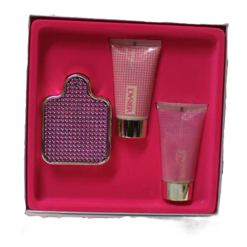 🔶 EXTREMELY RARE: Versace Jeans Couture Glam for Women | 2 Options | 2.5 oz EDT Spray (No Cellophane) + Last 3-Piece Gift Set | Hard to Find | Gianni Versace VJC Era | Italian Luxury Collector’s Feminine