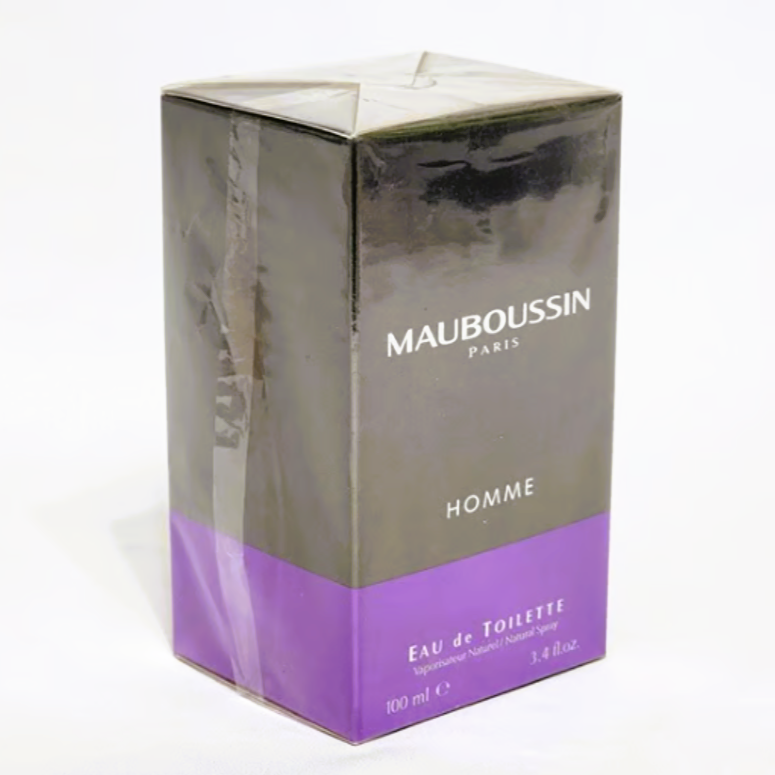 Mauboussin Homme by Mauboussin Men's Eau de Toilette Spray 3.4 oz / 100 ml - New, Cellophane-Wrapped Box