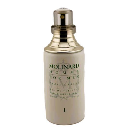 Molinard Homme by Molinard Men's Eau de Toilette Spray 4 oz / 120 ml - Vintage, Damaged Box, No Cellophane