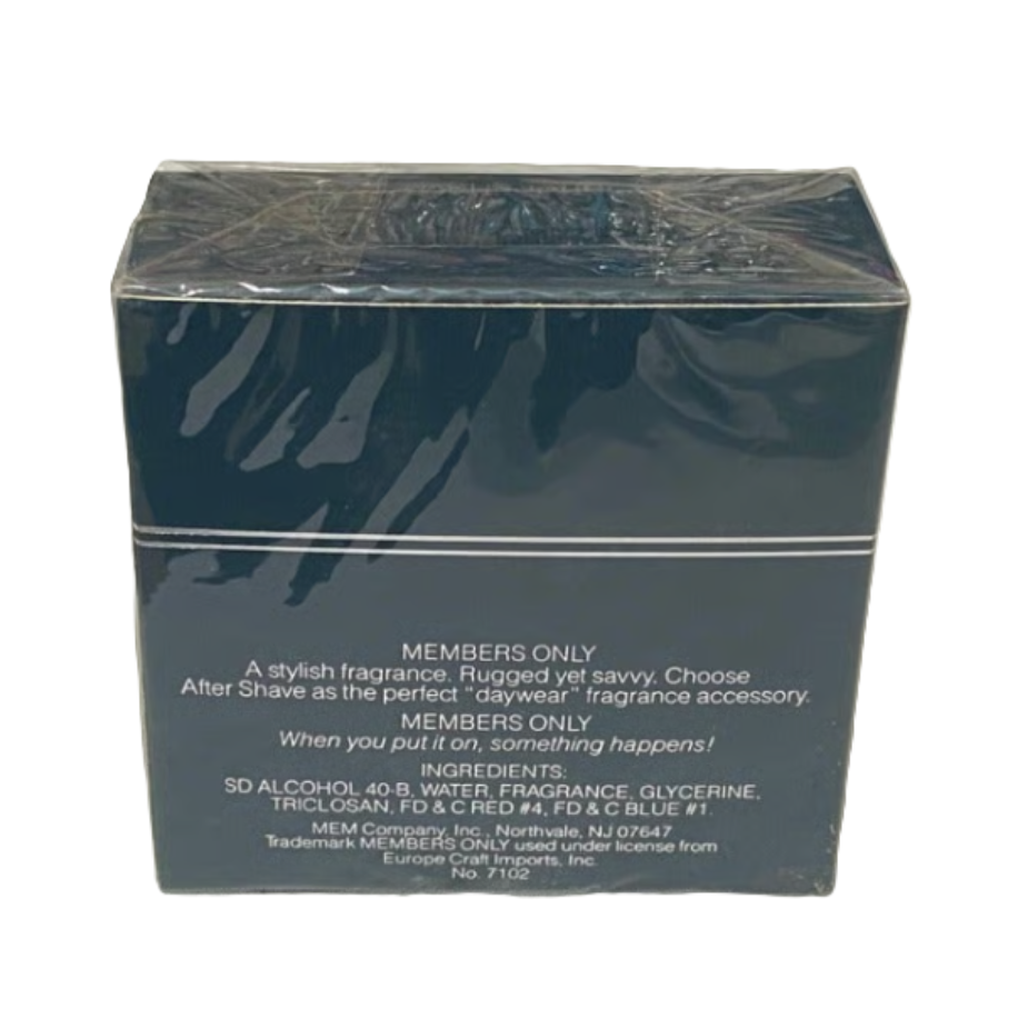 Members Only by Members Only Men's After Shave 1.75 fl oz / 50 ml - Vintage, Cellophane-Wrapped Box
