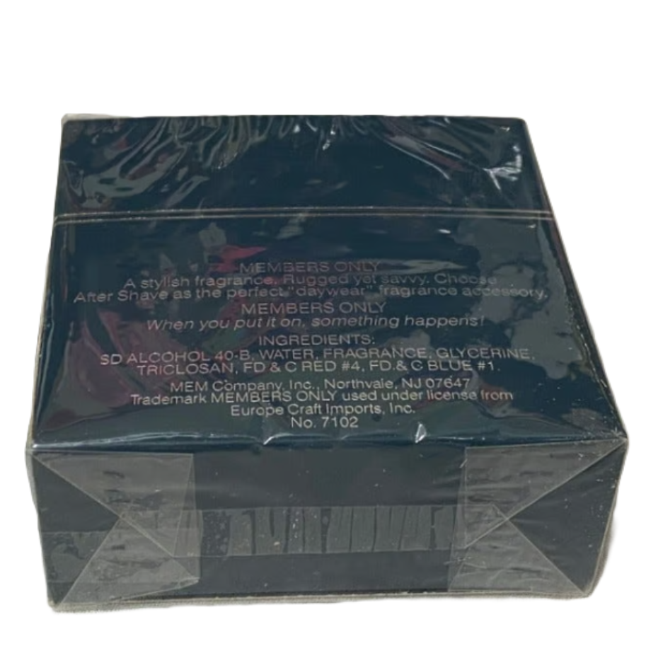 Members Only by Members Only Men's After Shave 1.75 fl oz / 50 ml - Vintage, Cellophane-Wrapped Box