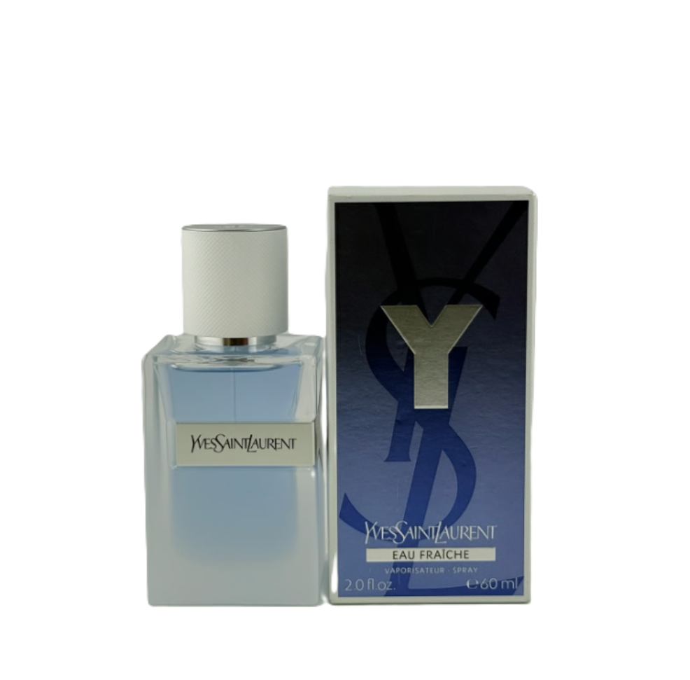 Y by Yves Saint Laurent for Men 2.0 oz Eau Fraîche Spray | New Bottle, Damaged Box