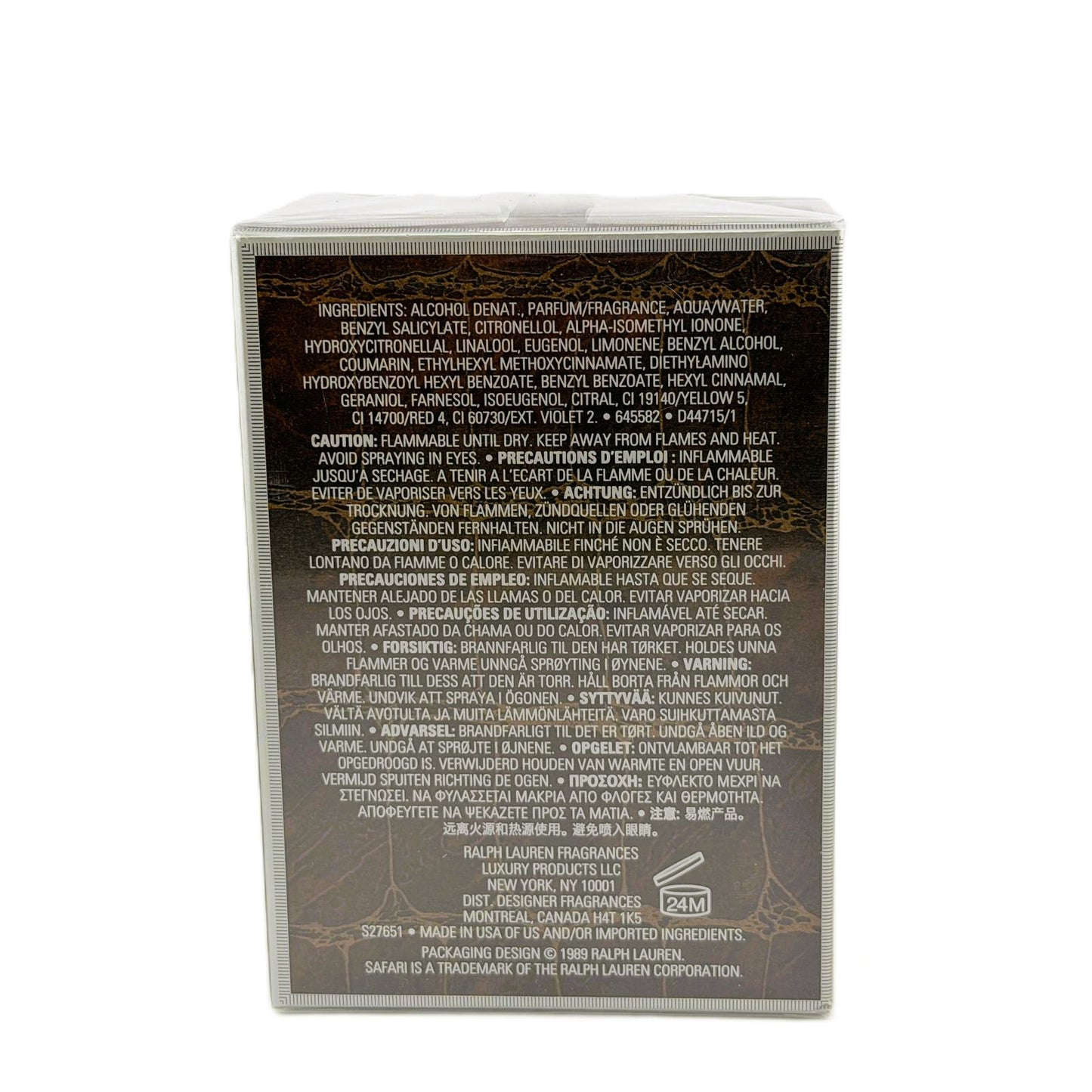 Safari by Ralph Lauren for Women | Vintage Formulation | Rare & Hard to Find | 2.5 oz / 75 ml EDP Spray - Sealed Box