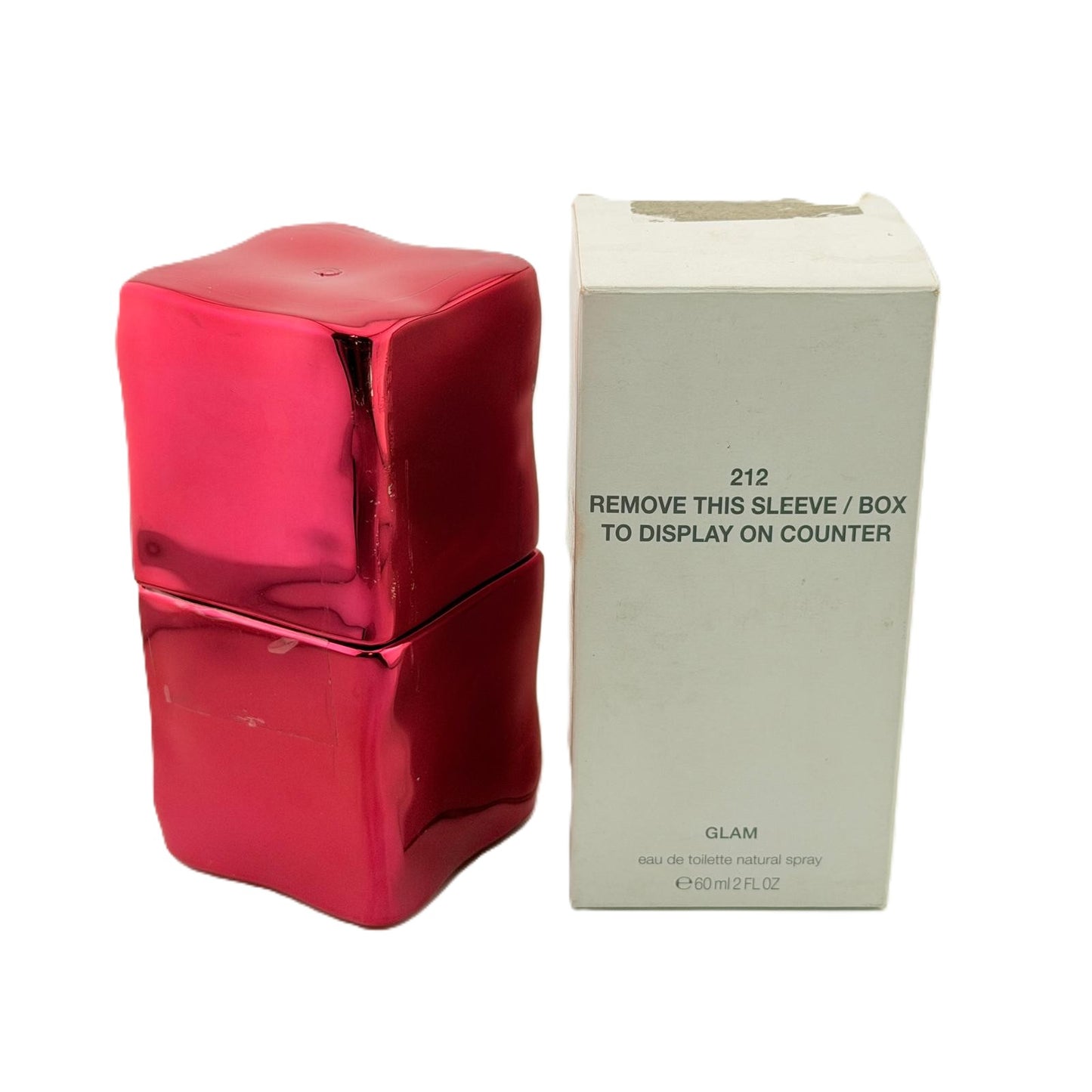 RARE Carolina Herrera 212 Glam Women 2 oz 60ml EDT Spray Open Box - See Photos