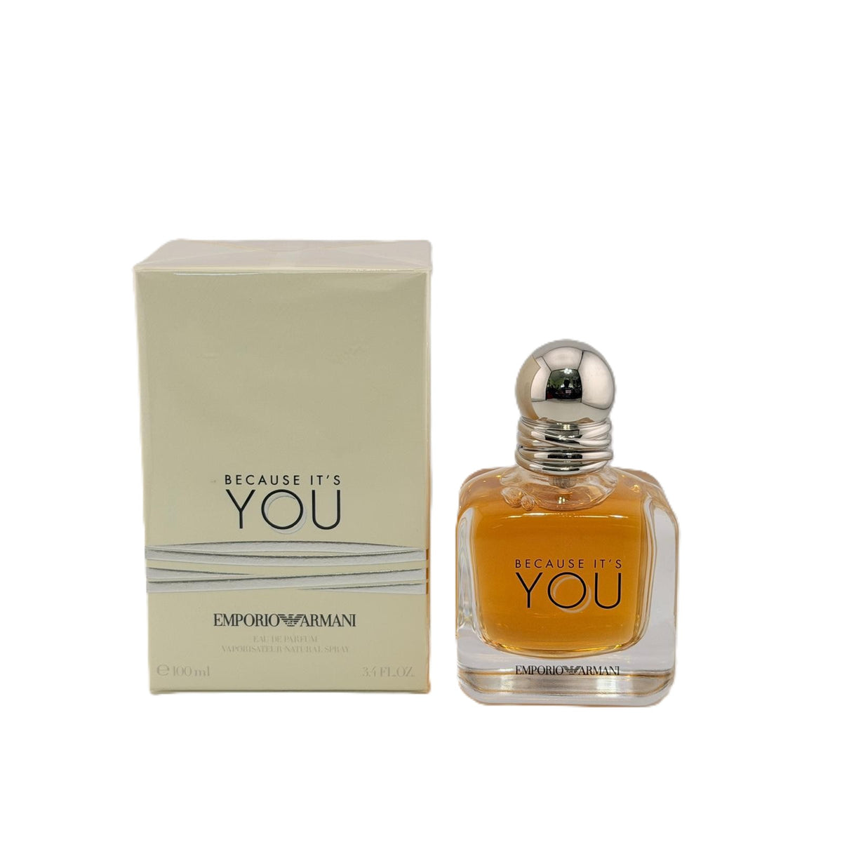 Emporio Armani Because It's You for Women EDP | Mini, 1.7 oz & 3.4 oz | Choose Your Size