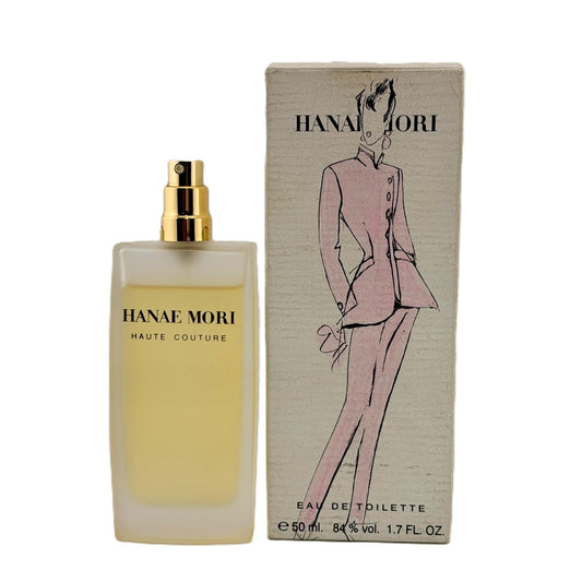 Hanae Mori by Hanae Mori for Women EDT 1.7 oz | Vintage Rare | No Cap | Damaged Box
