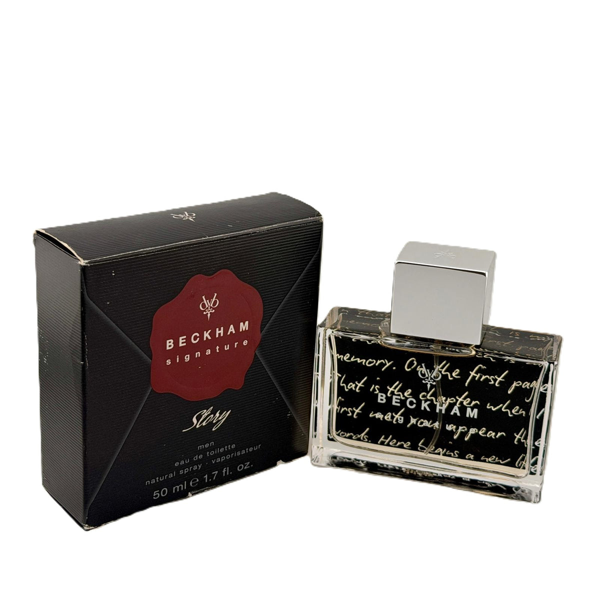 ★ RARE & HARD TO FIND: Beckham Signature Story by David Beckham for Men | 2 Options | 1.7 oz EDT + 2.5 oz EDT Tester | Discontinued | Actual Images!