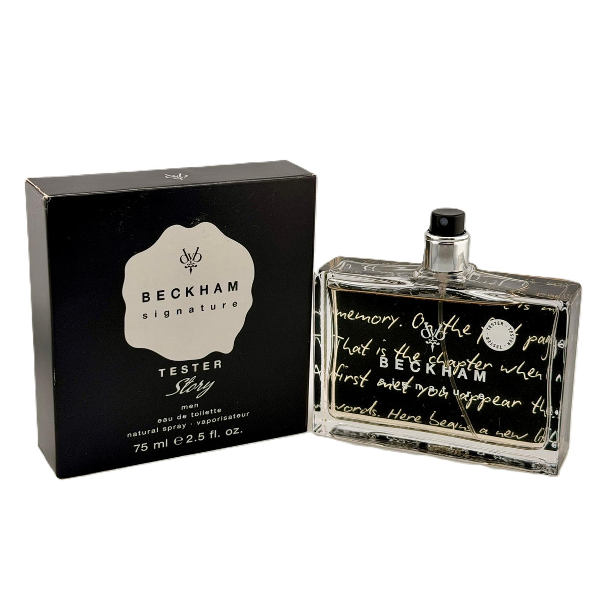 ★ RARE & HARD TO FIND: Beckham Signature Story by David Beckham for Men | 2 Options | 1.7 oz EDT + 2.5 oz EDT Tester | Discontinued | Actual Images!
