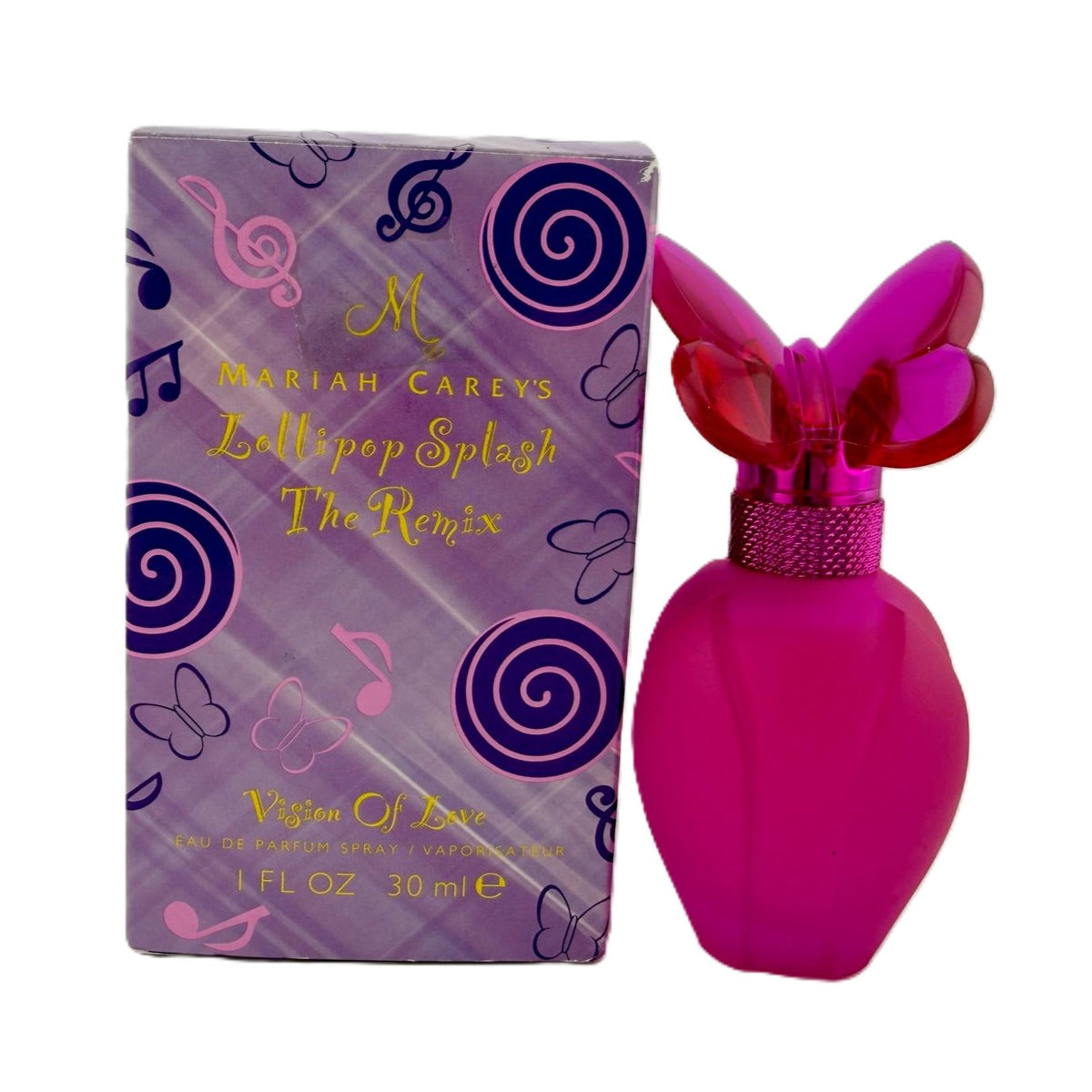 Lollipop Splash The Remix Vision of Love by Mariah Carey EDP for Women | 1.0 fl.oz / 30 ml | No Cellophane | Actual Images | Rare Discontinued | Elizabeth Arden | Ships from US