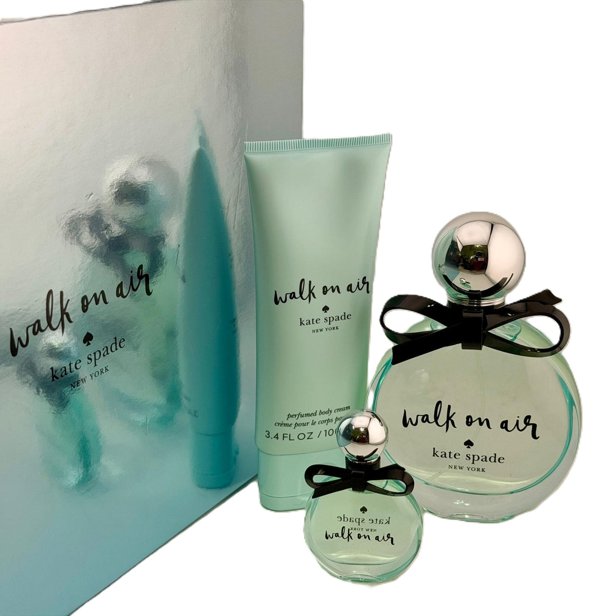 Walk on Air by Kate Spade Women's 3-Piece Set - 100 ml EDP, 7.5 ml Splash Mini & 100 ml Body Cream