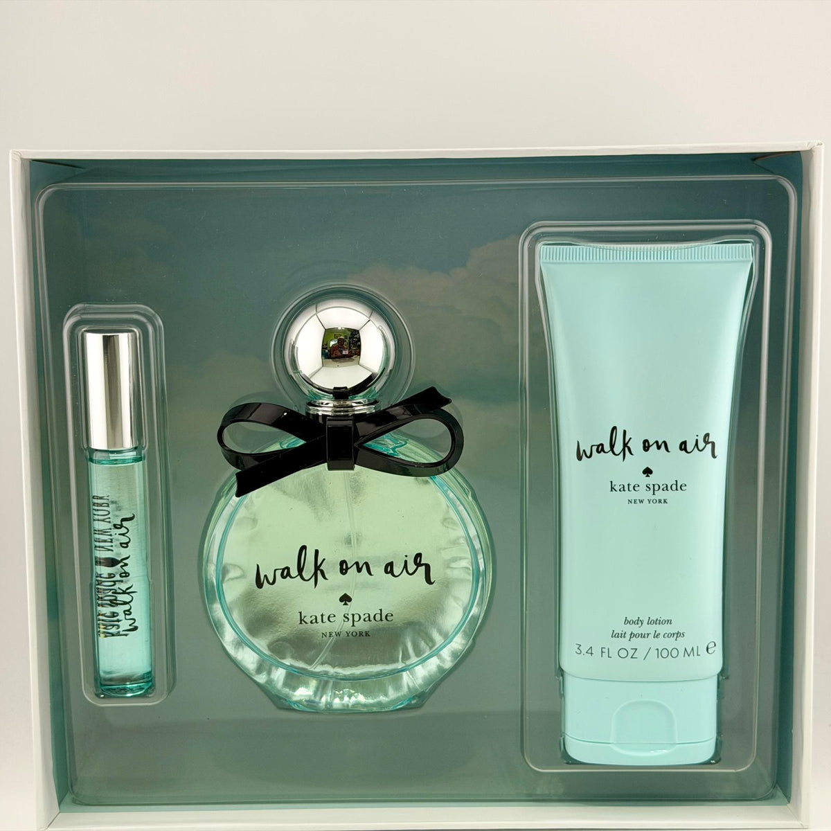 Walk on Air by Kate Spade Women's 3-Piece Gift Set - 100 ml EDP, 10 ml Rollerball & 100 ml Body Lotion