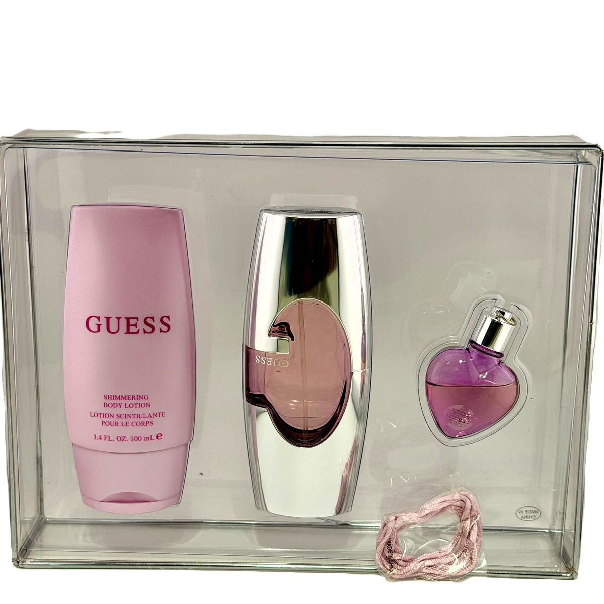 Guess by Guess Women's Sexy Edge 3-Piece Set - 75 ml EDP, 7.5 ml Mini & 100 ml Shimmering Lotion