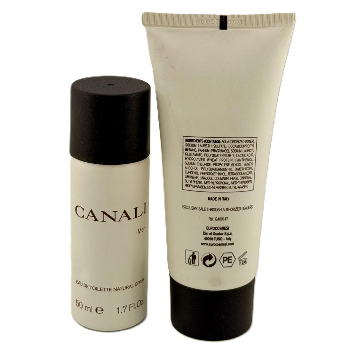 Canali by Canali Men's 50 ml EDT Spray, 75 ml Shower Gel & 2-Piece Options - No Box