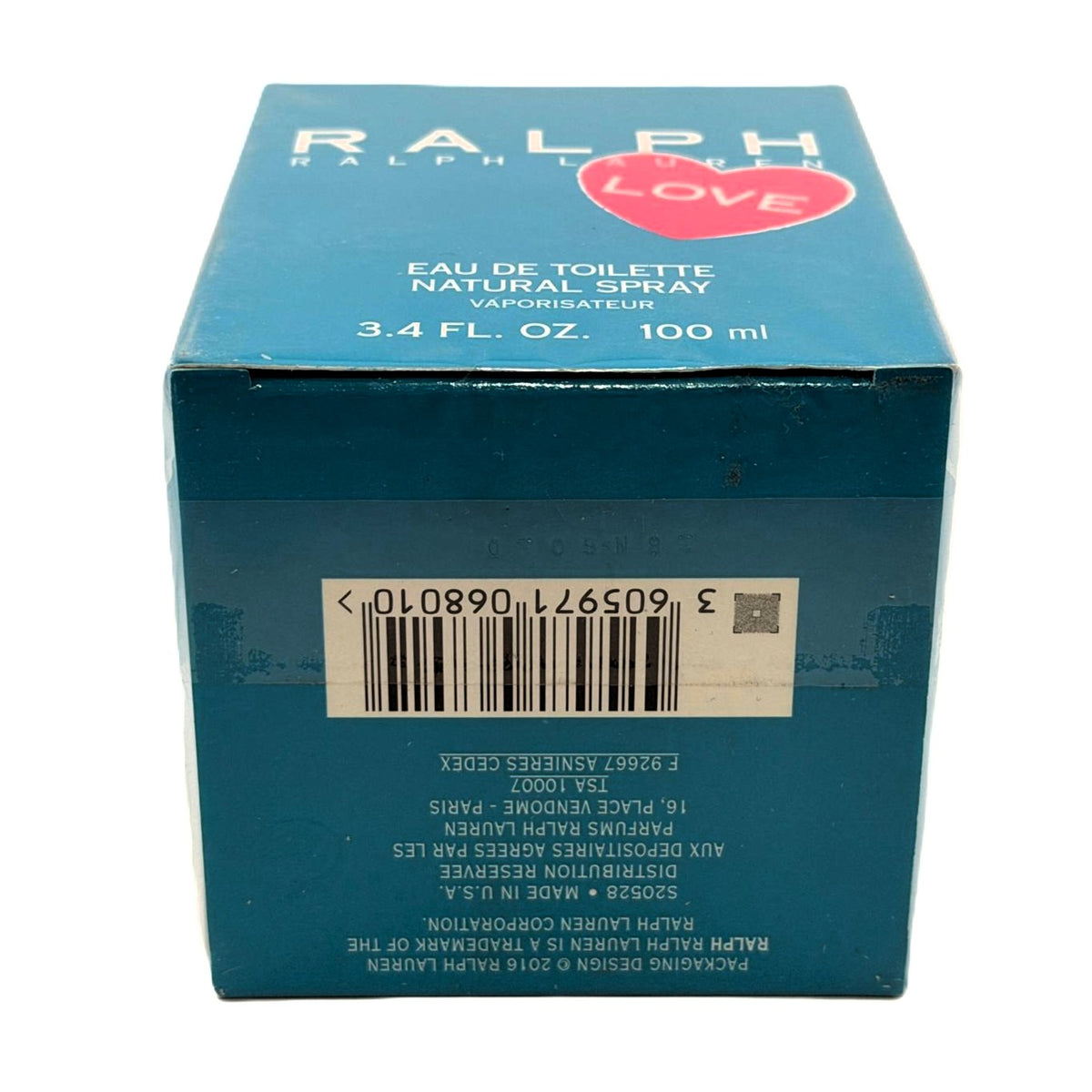 Ralph Love by Ralph Lauren for Women | 100 ml / 3.4 fl oz EDT Natural Spray | Cellophane-Wrapped Box