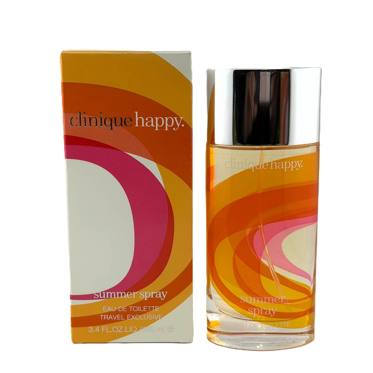 Happy Summer Spray 2012 by Clinique for Women | 100 ml / 3.4 fl oz EDT | Faded Box, No Cellophane