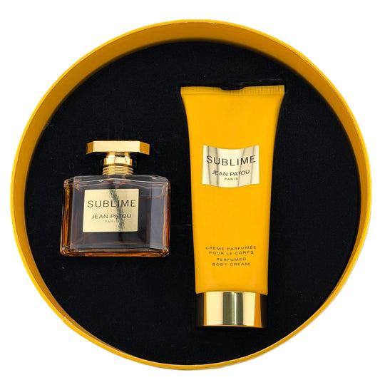 Sublime by Jean Patou for Women | 2-Piece Set: 75 ml EDP + 200 ml Body Cream | Cap Aging Marks