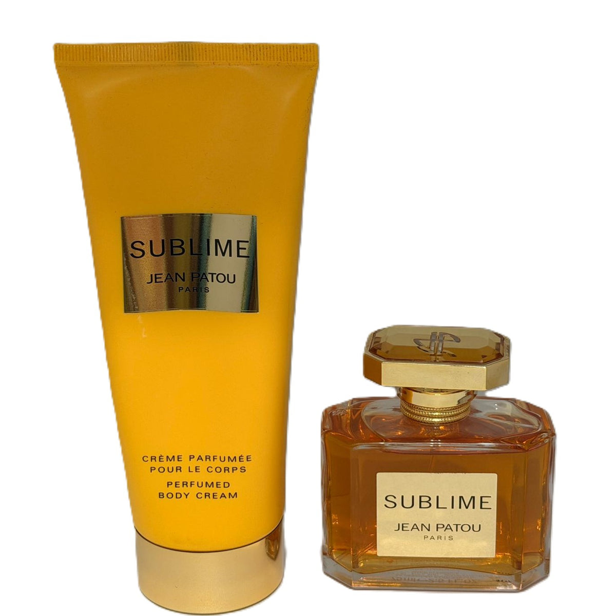 Sublime by Jean Patou for Women | 2-Piece Set: 75 ml EDP + 200 ml Body Cream | Cap Aging Marks
