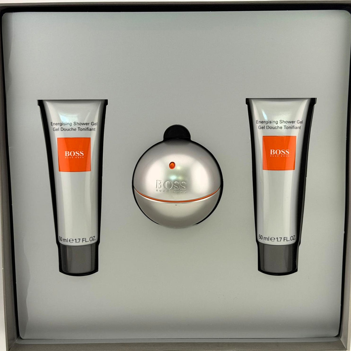 Boss in Motion by Hugo Boss for Men | 3-Piece Set: 40 ml EDT + 2 x 50 ml Shower Gel | Box Wear