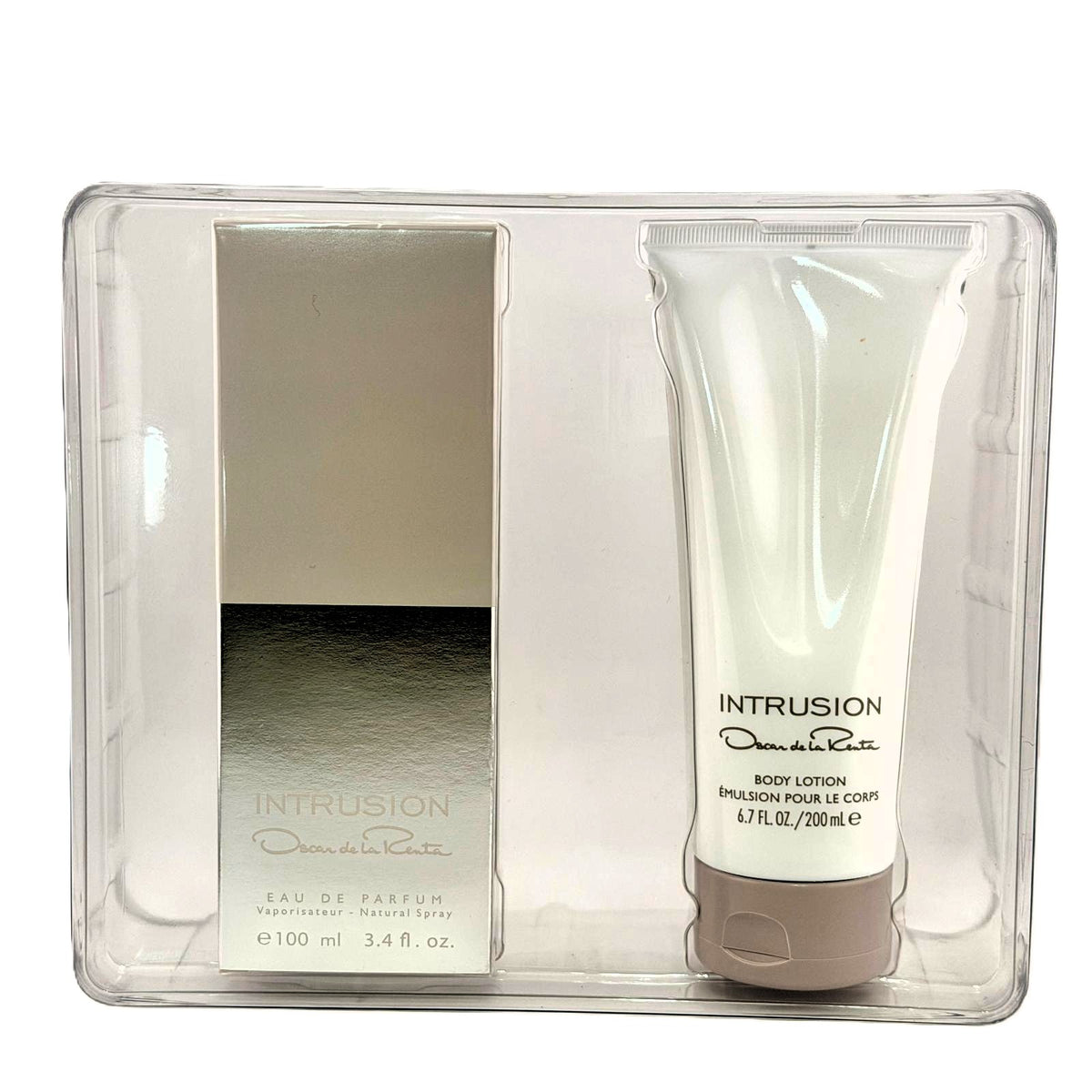 Intrusion by Oscar de la Renta for Women | 100 ml EDP + 200 ml Body Lotion 2-Piece Set | new soft box