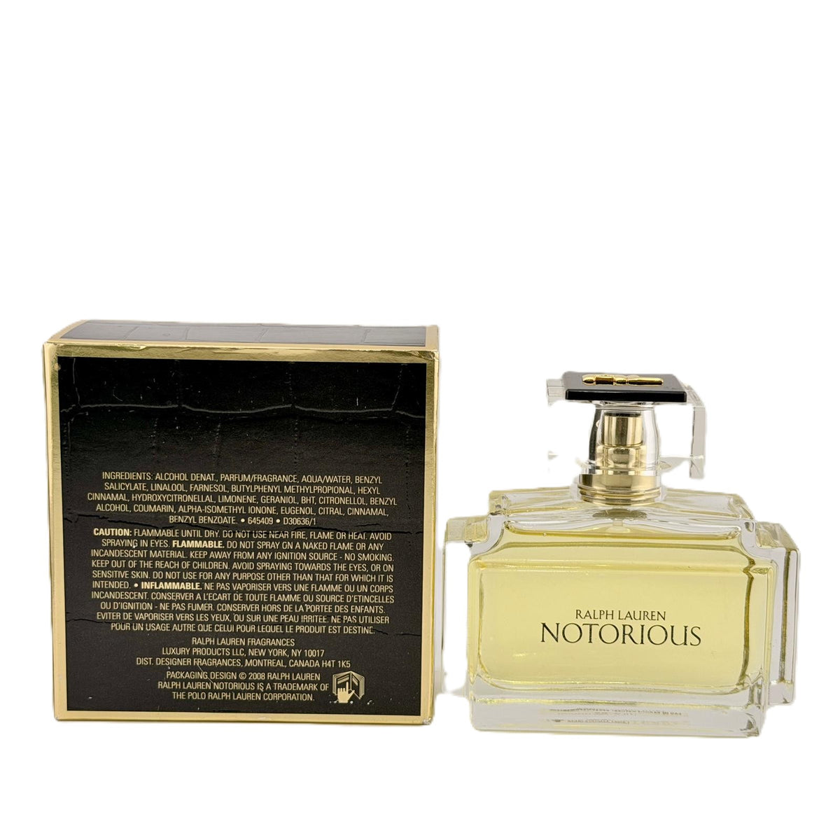 Notorious by Ralph Lauren EDP – Vintage Stock, No Cellophane | 5 Size Options incl. 3-Pc Set