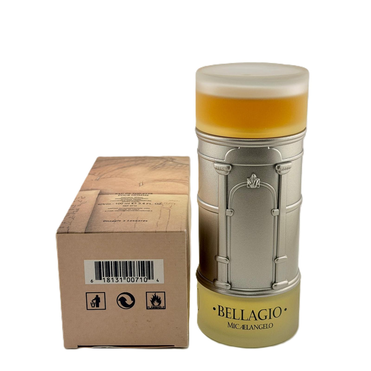 ✨ VINTAGE & RARE: Bellagio Uomo Pour Homme by Micaelangelo for Men | 2 Sizes | EDT Mini Splash & 3.4 oz Spray | Discontinued