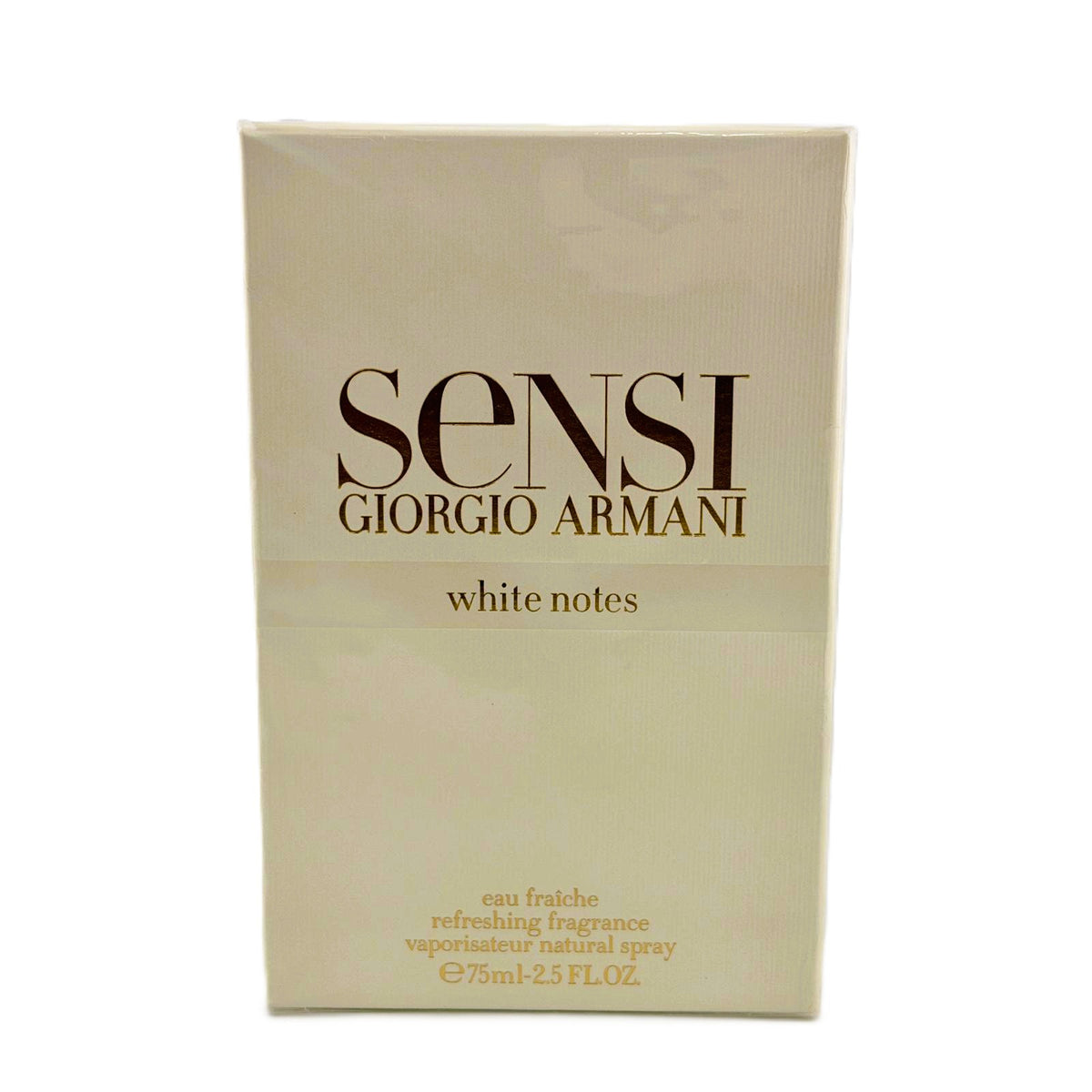 Giorgio Armani Sensi White Notes for Women Eau Fraiche 2.5 oz | Vintage Rare | No Cap & Sealed