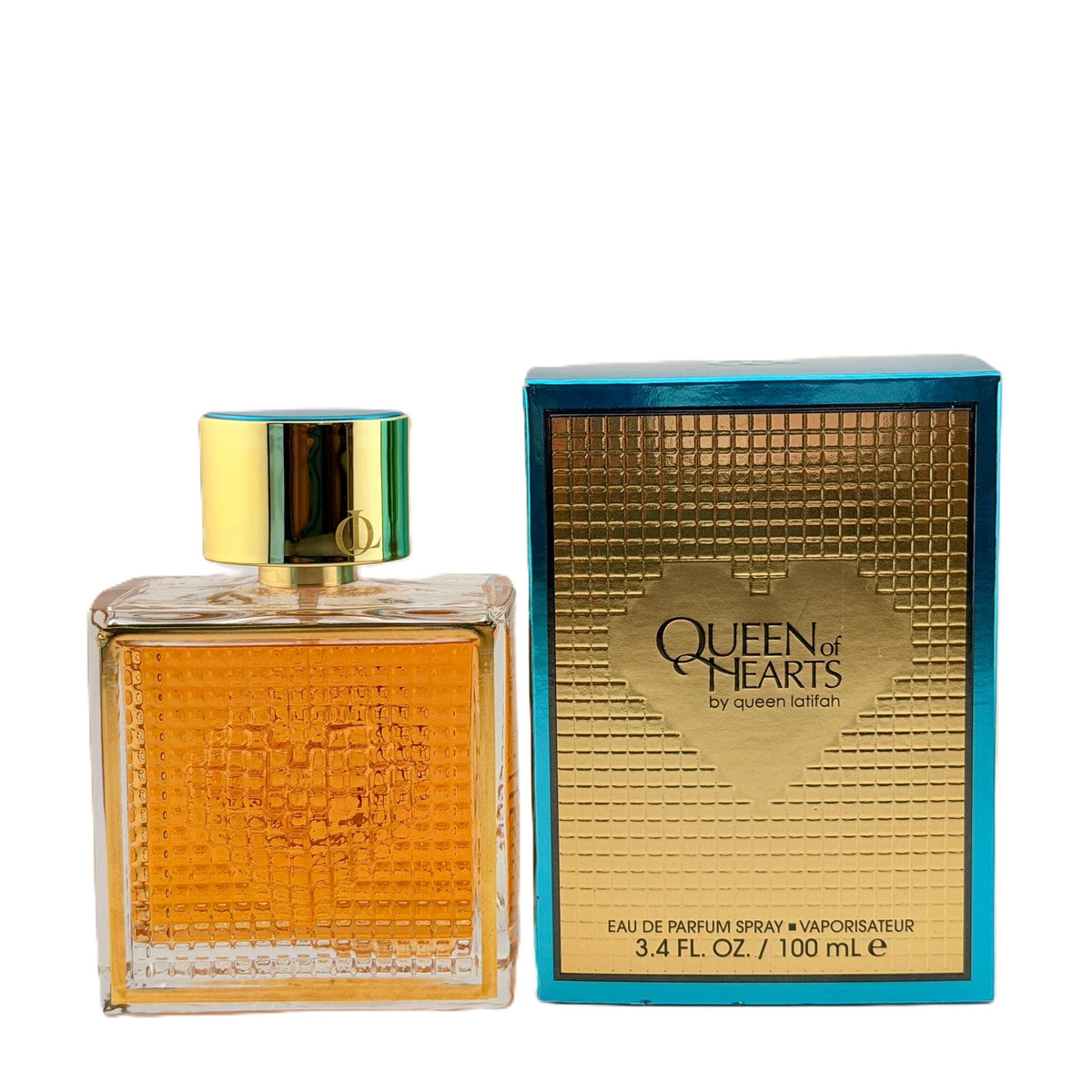 Queen of Hearts by Queen Latifah for Women EDP 3.4 oz | Vintage Rare | No Cap & Damaged Box Options