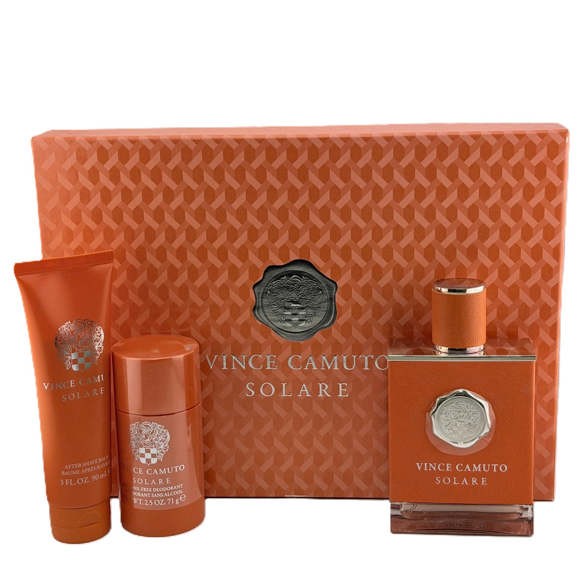 Vince Camuto Solare Eau de Toilette for Men | 1.7 oz & 3.4 oz | 3-Piece Gift Set