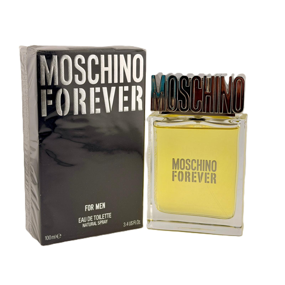 🔶 RARE & DISCONTINUED: Moschino Forever for Men | 2 Options | 3.4 oz EDT Tester Box + 3.4 oz EDT Sealed Box | Hard to Find | Franco Moschino 1992 | The Witty Italian Masculine Collector’s Piece