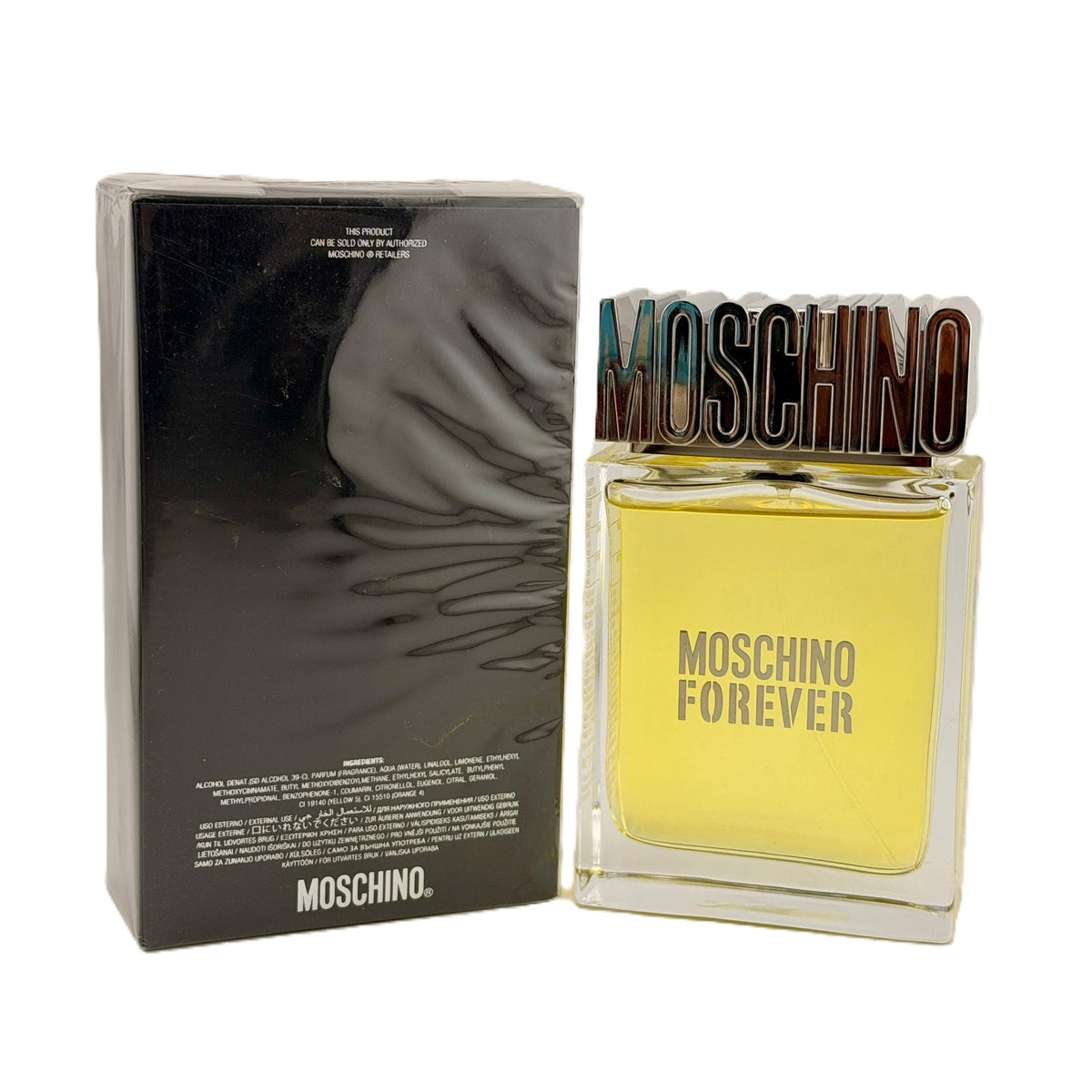 🔶 RARE & DISCONTINUED: Moschino Forever for Men | 2 Options | 3.4 oz EDT Tester Box + 3.4 oz EDT Sealed Box | Hard to Find | Franco Moschino 1992 | The Witty Italian Masculine Collector’s Piece