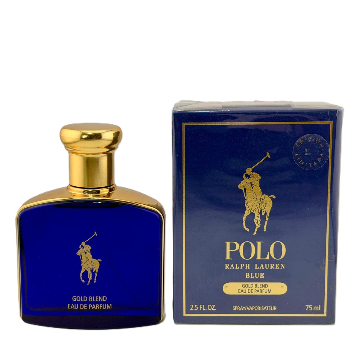 Polo Blue Gold Blend by Ralph Lauren Men's 75 ml / 2.5 fl oz EDP Spray - New No Cello Box / New Sealed Box