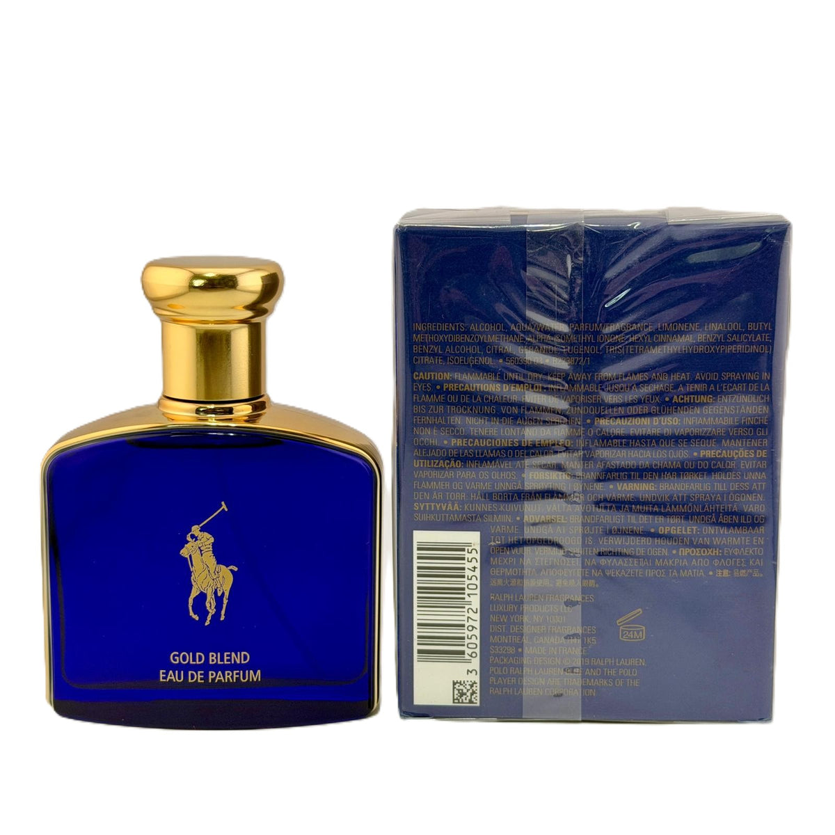 Polo Blue Gold Blend by Ralph Lauren Men's 75 ml / 2.5 fl oz EDP Spray - New No Cello Box / New Sealed Box