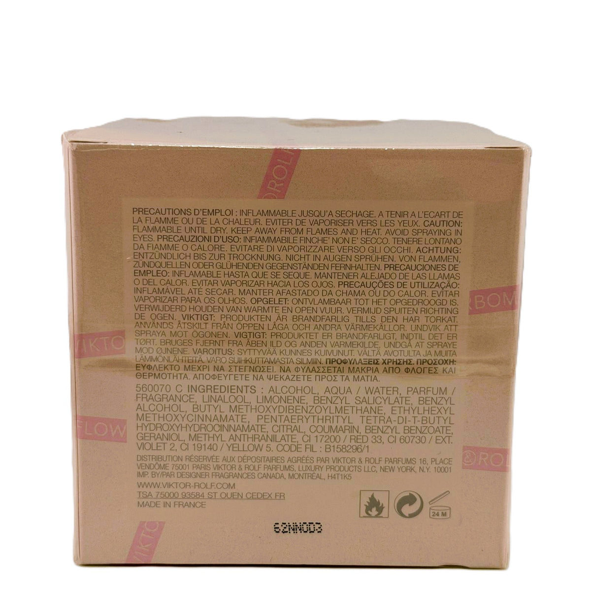 Flowerbomb La Vie en Rose by Viktor & Rolf Women's 50 ml / 1.7 fl oz EDT Spray - New, Faded Box