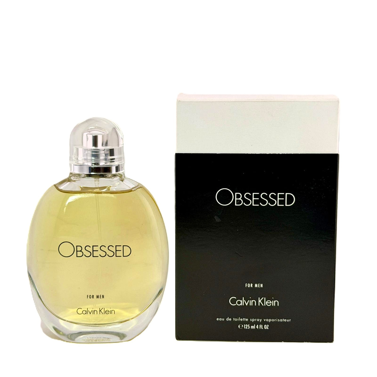 Obsessed for Men by Calvin Klein | 125 ml / 4 fl oz EDT Spray | New, Retail Box with Open Cellophane