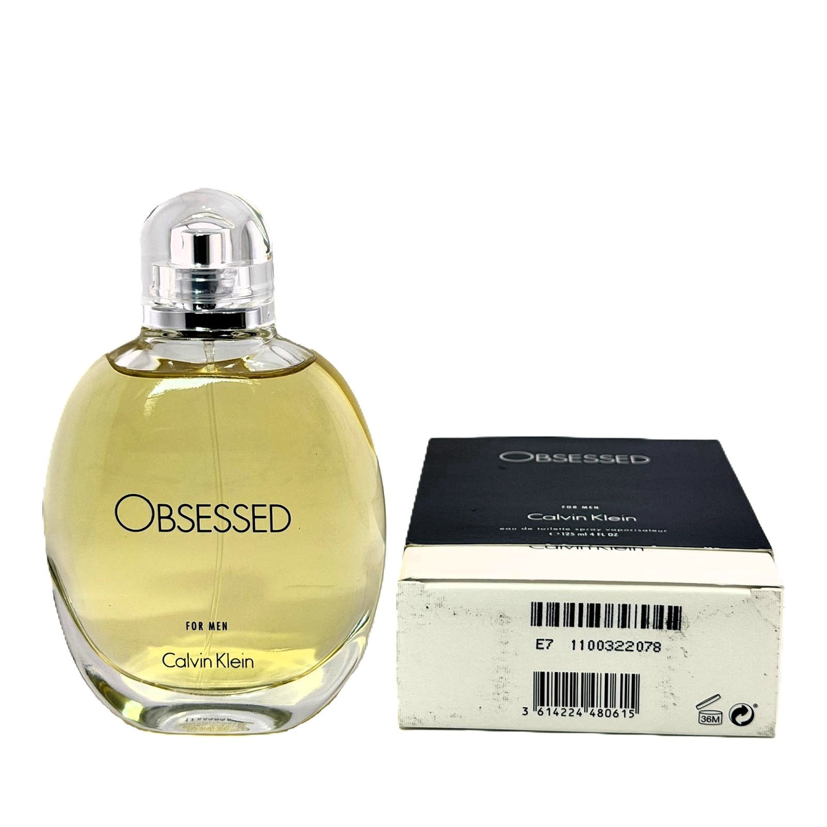 Obsessed for Men by Calvin Klein | 125 ml / 4 fl oz EDT Spray | New, Retail Box with Open Cellophane