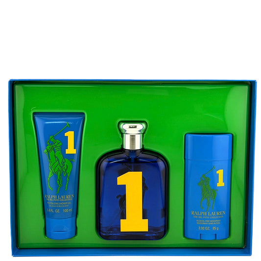 Big Pony 1 by Ralph Lauren for Men | 3-Piece Set: 125 ml EDT + 85 g Deodorant + 100 ml Shower Gel