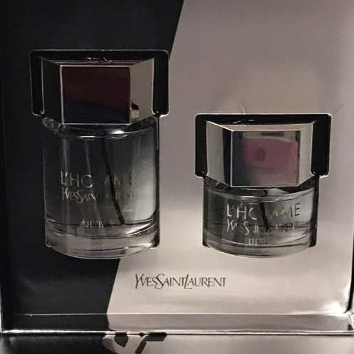 YSL L'Homme Ultime by Yves Saint Laurent | Rare 2-Bottle Men Set | 3.3 oz + 1.3 oz EDP